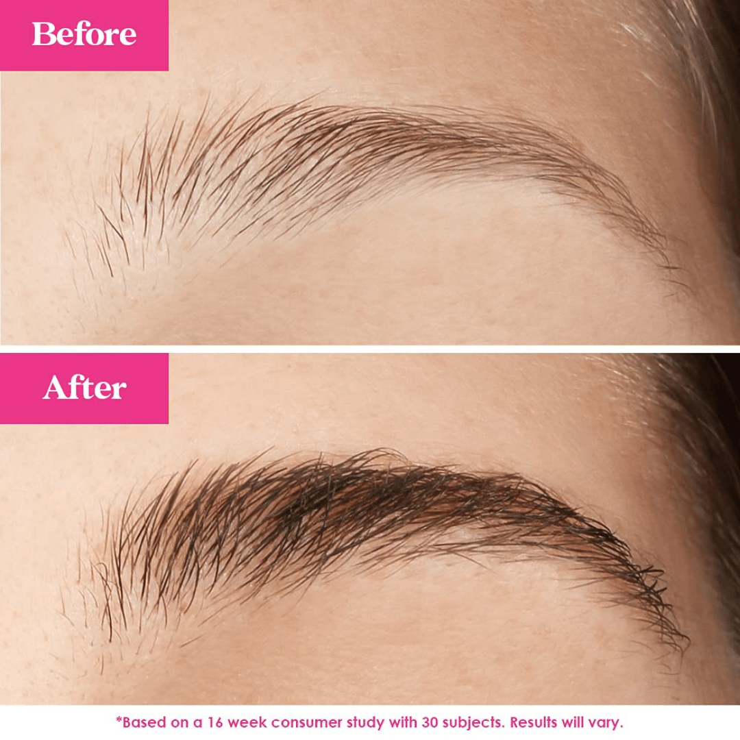 GrandeBrow Enhancing Serum Before and After